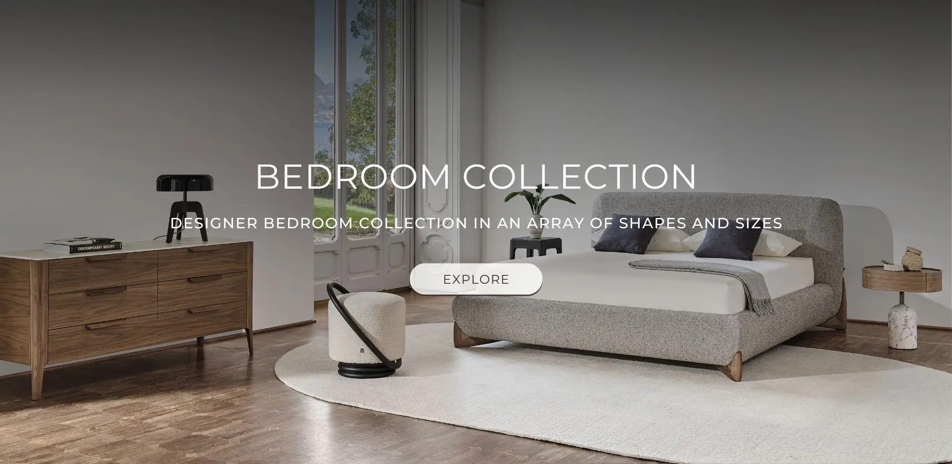 Designer Bedroom Collection in an Array of Shapes and Sizes